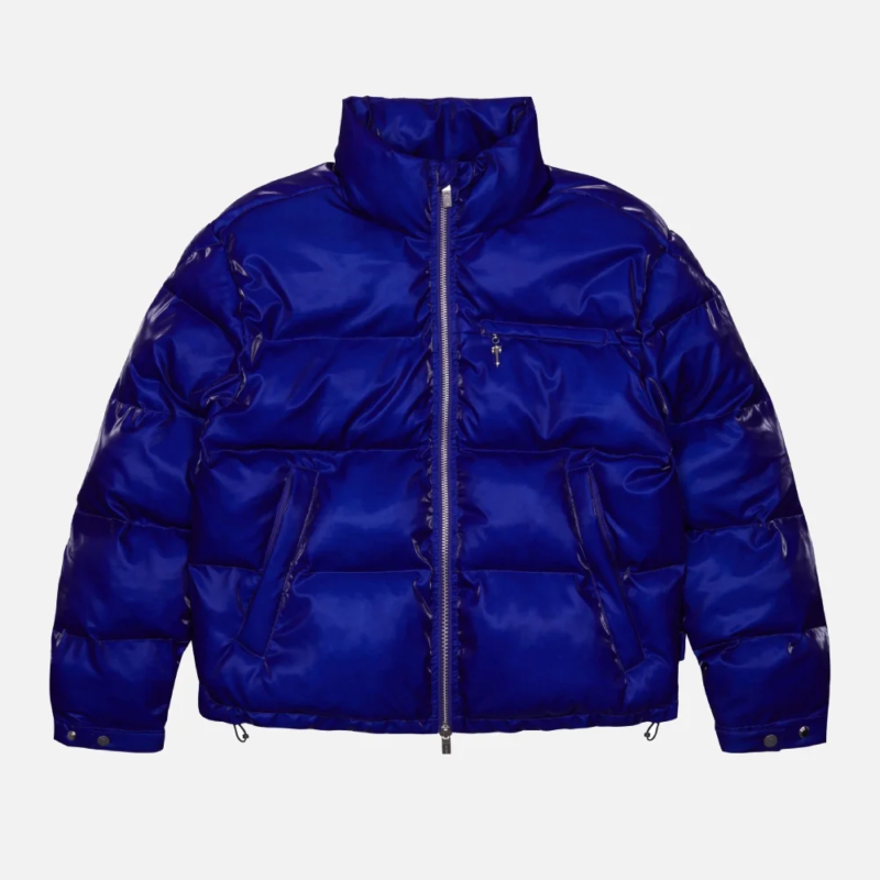 Trapstar Logo AW24 Glänzend Blau Jacke